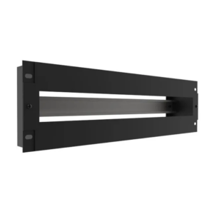 BANDEAU 3U DÉCAISSÉ 19’’ AVEC RAIL DIN ET FACADE