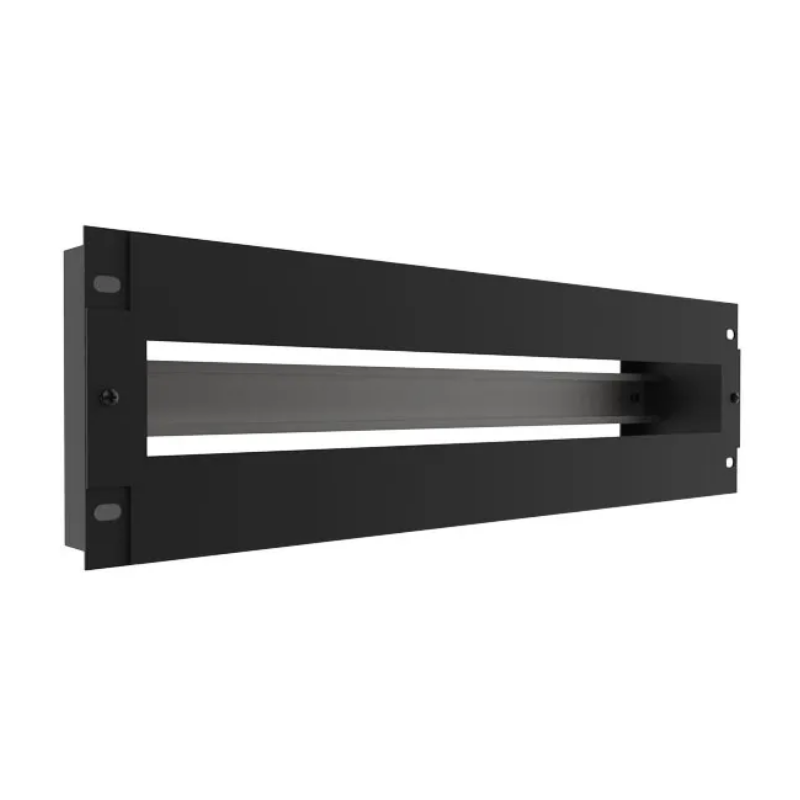 BANDEAU 3U DÉCAISSÉ 19’’ AVEC RAIL DIN ET FACADE
